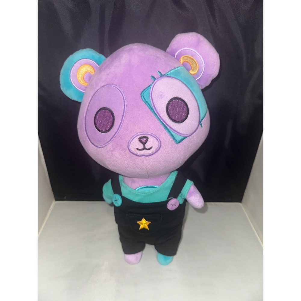 Krew District Lunar Teddy 12" Plush Space Explorer Stuffed Animal Purple Blue